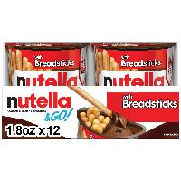 12-Packs 1.8-Oz Nutella & Go! Snack Packs $9 (