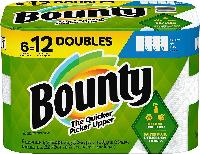 6-Count Bounty Select-A-Size Paper Towels $8.99 + 