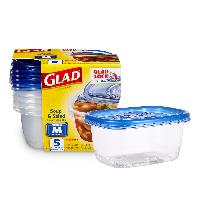 5-Pack 24-Oz GladWare Rectangle Soup & Salad F