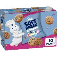 10-Pack Pillsbury Mini Soft Baked Cookies (Funfett