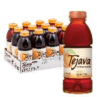 12-Count 16.9-Oz Tejava Unsweetened Peach Iced Bla