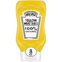 8-Oz Heinz Yellow Mustard Bottle $1.08, 20-Oz $2.1