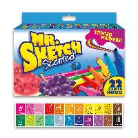 22-Count Mr. Sketch Chiseled Tip Scented Markers $