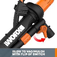 Worx 12A Corded 3-In-1 Electric Blower/Mulcher/Vac