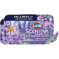 48-Count Clorox Scentiva Disinfecting Wet Mop Pads