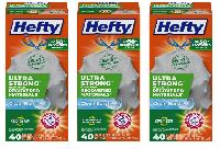 120-Count 13-Gallon Hefty Ultra Strong Made with 5