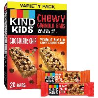 20-Count Kind Kids’ Chewy Granola Bars (Choc