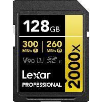 Lexar Professional 2000x 128GB SDXC UHS-II Card @B