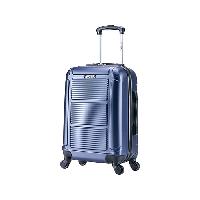 InUSA Pilot Plastic Carry-On Luggage, Blue (IUPIL0