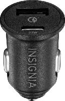 Insignia 20W Vehicle Charger w/ 1 USB-C and 1 USB 