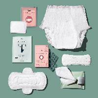 Rael First Period Gift Set (Organic Cotton Pads, L
