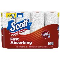4-Pack Scott 88-Sheet Paper Towels or 12-Pack Scot