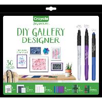 30-Piece Crayola Signature DIY Gallery Designer Ar