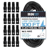 100 ft. Iron Forge Cable 18/2 Low Voltage Wire 