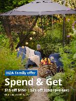 IKEA Family Member Coupon Offer: Spend $250+ &