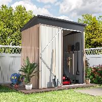 YODOLLA 5 x 3 ft. Outdoor Metal Steel Storage Shed