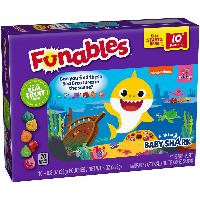 10-Count 0.8-Oz Funables Baby Shark Shaped Fruit S
