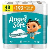 80-Count Angel Soft 2-Ply Mega Rolls Toilet Paper 