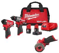 Milwaukee M12 FUEL 1/4″ impact, hammer drill