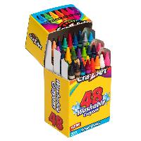 48-Count Cra-Z-Art Washable Classic Crayons (Assor