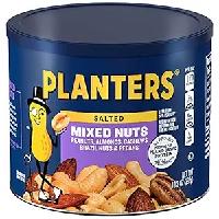 10.3-Oz Planters Salted Mixed Nuts $3.31 w/ S&