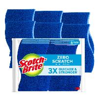 6-Count Scotch-Brite Zero Scratch Scrub Sponges $5