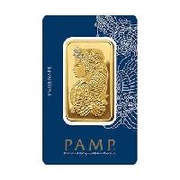 50 Gram Gold Bar PAMP Suisse Lady Fortuna (New In 