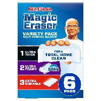 6-Count Mr. Clean Magic Eraser Variety Pack w/ 1 U