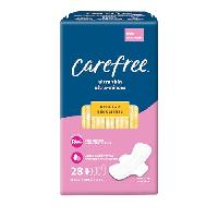 $2.49: 28-Count Carefree Ultra Thin Pads (Regular 