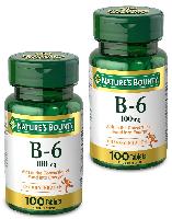 100-Count Nature’s Bounty Vitamin B6 100mg T