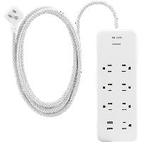 Philips 7-Outlet Surge Protector w/ USB-A Charging