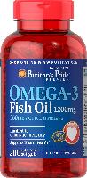 200 Count Puritan’s Pride Omega-3 Fish Oil 1