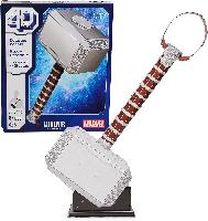 87-Piece 4D Build Marvel Mjolnir Thor’s Hamm
