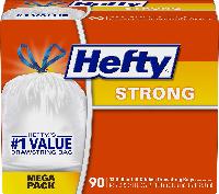 13-Gallon Hefty Tall Kitchen Trash Bags: 90-Count 