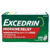 Prime Members: 200-Count Excedrin Migraine Relief 