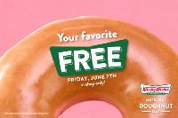 6/7 free any Krispy Kreme doughnut for national do