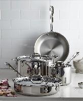 7-Piece All-Clad 3-Ply D3 Stainless Steel Cookware