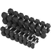 Synergee Rubber Hex Dumbbells – Any Weight $