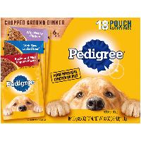 18-Count 3.5-Oz Pedigree Chopped Ground Dinner Dog