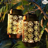 2-Pack Decorative Solar Lanterns $14 + Free Shippi