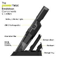 ionvac® PowerMax 5V Cordless Handheld Vacuum $11.
