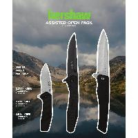 3-Piece Kershaw Assisted Open Knife Set $15 + Free