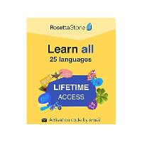 Rosetta Stone: 24 Languages, Lifetime Subscription
