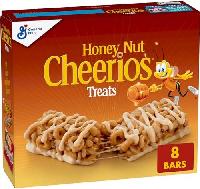 8-Count Honey Nut Cheerios Breakfast Cereal Snack 