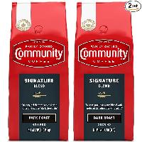 2-Pack 32oz (4 Pounds Total) Community Coffee Sign