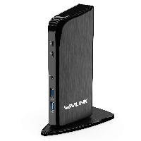 WAVLINK USB C Docking Station Triple Monitor with 