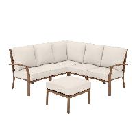 6-Piece Hampton Bay Geneva Wicker Outdoor Patio Se