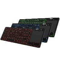 Arteck Universal Backlit 7-Colors Bluetooth Touch 