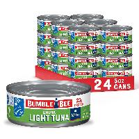 24-Pack 5-Oz Bumble Bee Chunk Light Tuna in Water 