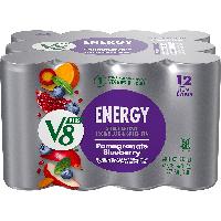 12-Pack 8-Oz V8 +ENERGY Energy Drink (Various) $6.